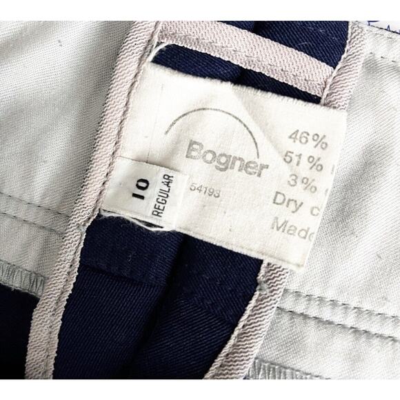 Vintage Bogner Stirrup Ski Wool Winter Pants in Navy Blue 10 Apres Snow - Picture 13 of 14